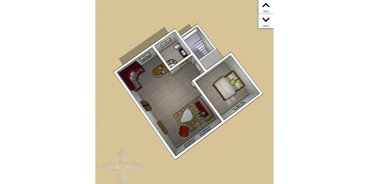 Dachgeschoßwohnung Apolda - 2 Zimmer, 45 m&sup2;, 340&euro; | Angebot:26670709