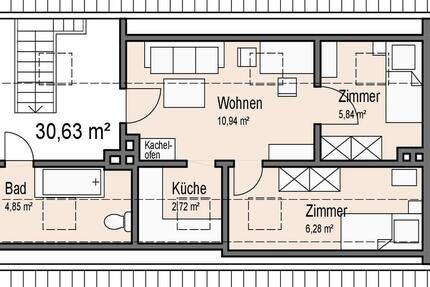 Wohnung Weimar Ehringsdorf - 3 Zimmer, 31 m&sup2;, 270&euro; | Angebot:27636937