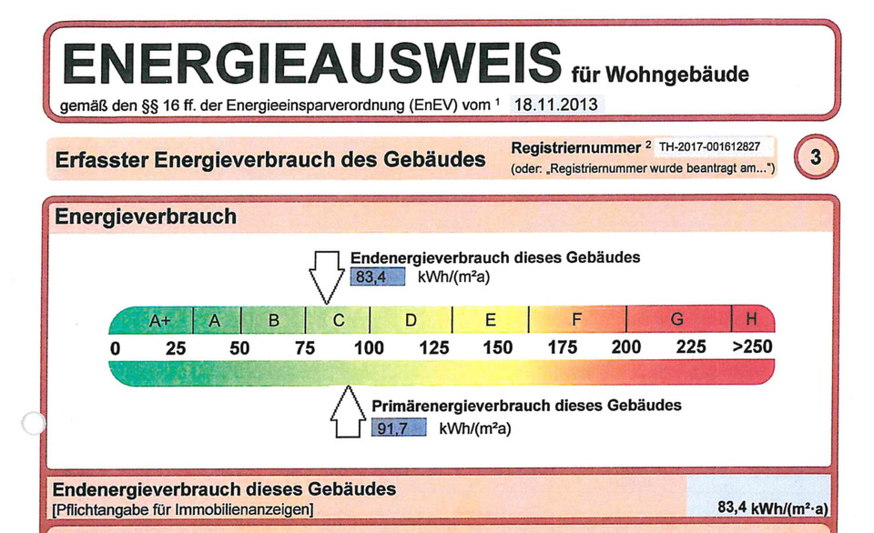Etagenwohnung Apolda - 3 Zimmer, 78 m&sup2;, 750&euro; | Angebot:25561206