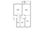 Etagenwohnung Jena Lobeda-Altstadt - 3 Zimmer, 60 m&sup2;, 139.000&euro; | Angebot:26986225
