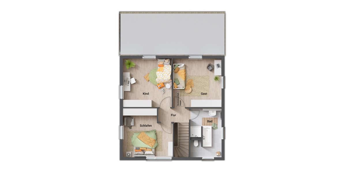 Einfamilienhaus Walschleben - 4 Zimmer, 129 m&sup2;, 272.490&euro; | Angebot:25691561