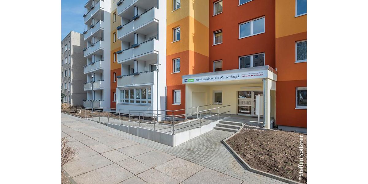 Etagenwohnung Erfurt Melchendorf - 1 Zimmer, 35 m&sup2;, 345&euro; | Angebot:25646902