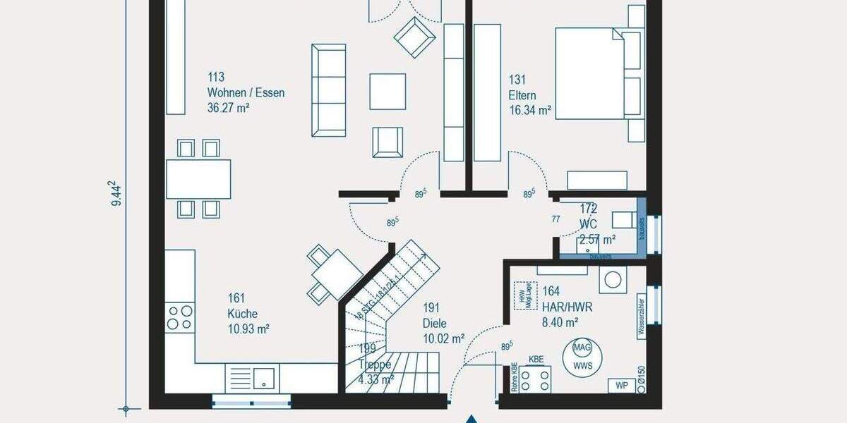 Einfamilienhaus Stadtilm - 5 Zimmer, 171 m&sup2;, 427.299&euro; | Angebot:25696123