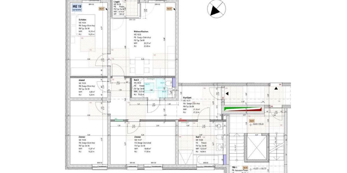 Etagenwohnung Jena Kernberge - 4 Zimmer, 125 m&sup2;, 1.575&euro; | Angebot:25916920
