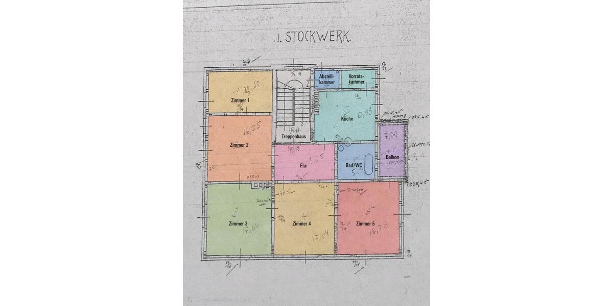 Etagenwohnung Weimar - 5 Zimmer, 111 m&sup2;, 915&euro; | Angebot:26491871