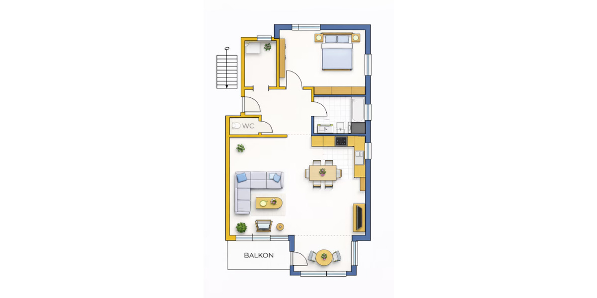 Etagenwohnung Erfurt Ilversgehofen - 2 Zimmer, 75 m&sup2;, 195.000&euro; | Angebot:26029581