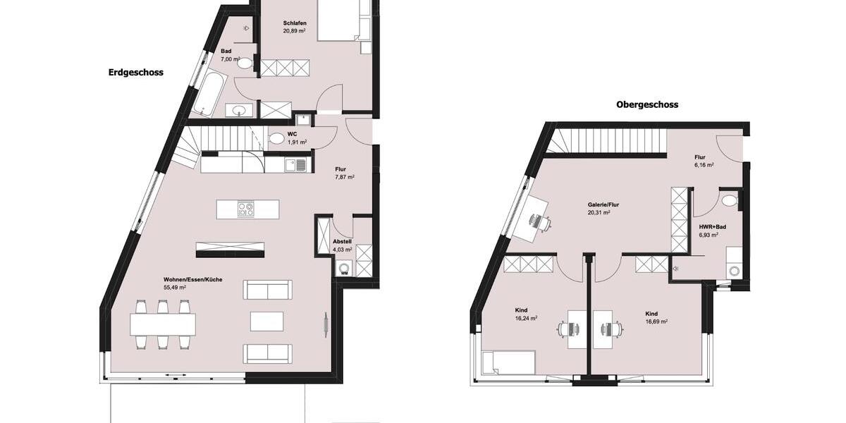Maisonettenwohnung Erfurt Daberstedt - 5 Zimmer, 186 m&sup2;, 3.217&euro; | Angebot:26431086