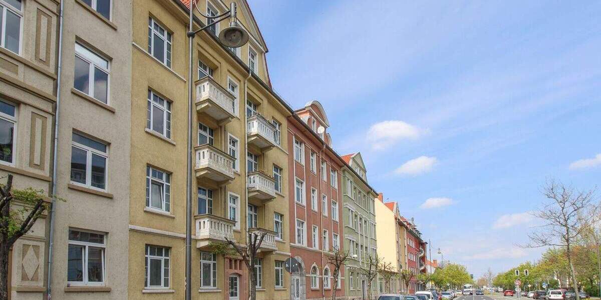 Etagenwohnung Erfurt Johannesvorstadt - 3 Zimmer, 60 m&sup2;, 156.000&euro; | Angebot:25773842