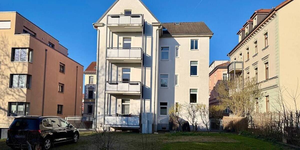 Etagenwohnung Weimar Nordvorstadt - 3 Zimmer, 80 m&sup2;, 230.000&euro; | Angebot:26027585