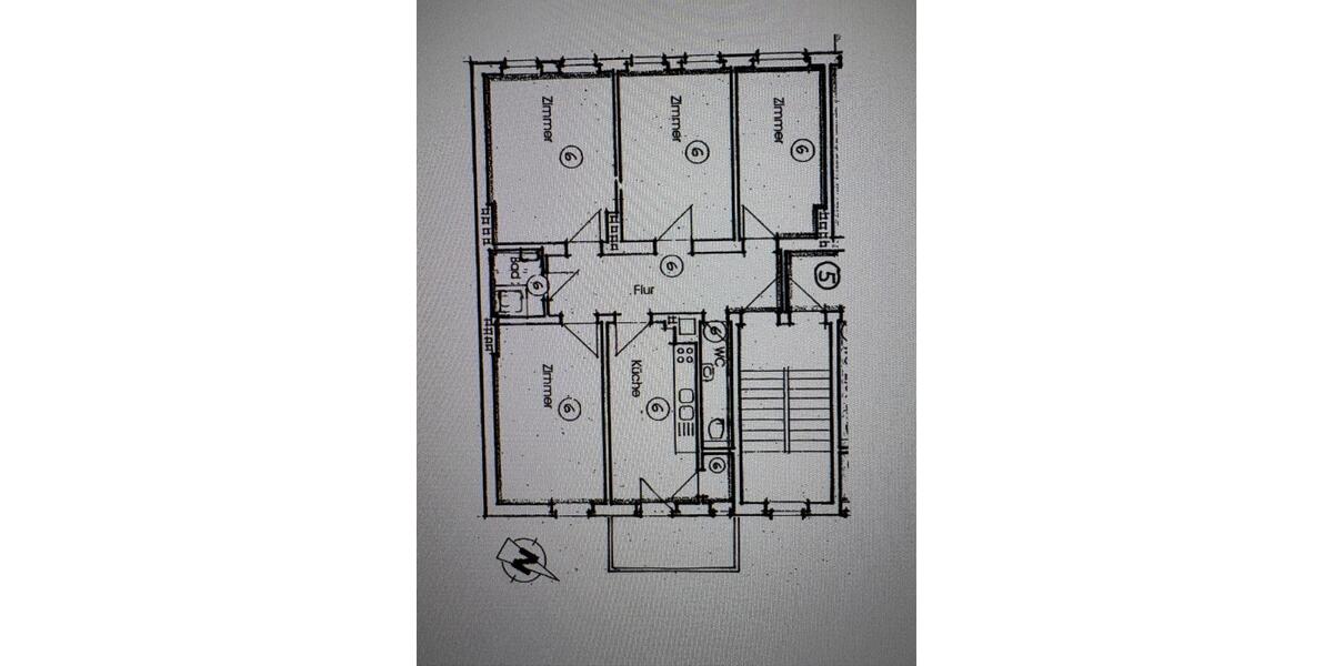 Etagenwohnung Erfurt Johannesvorstadt - 4 Zimmer, 93 m&sup2;, 870&euro; | Angebot:26121483