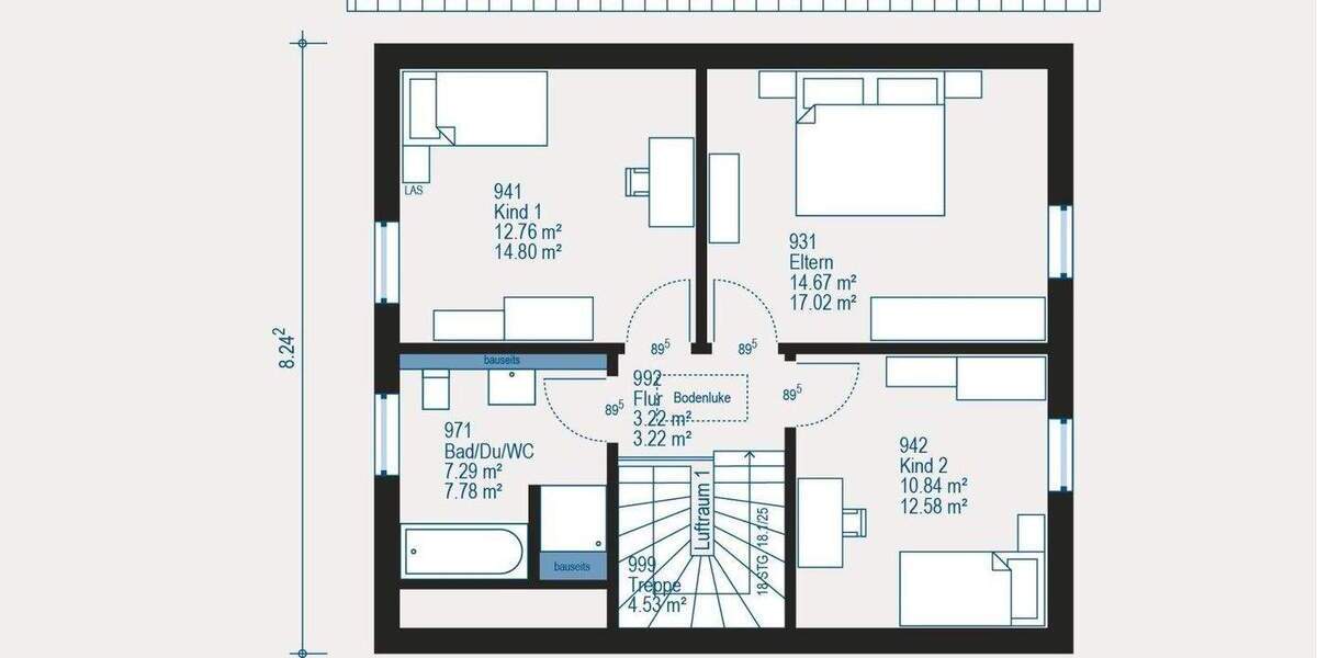 Einfamilienhaus Weimar Tröbsdorf - 3 Zimmer, 119 m&sup2;, 215.879&euro; | Angebot:25650044