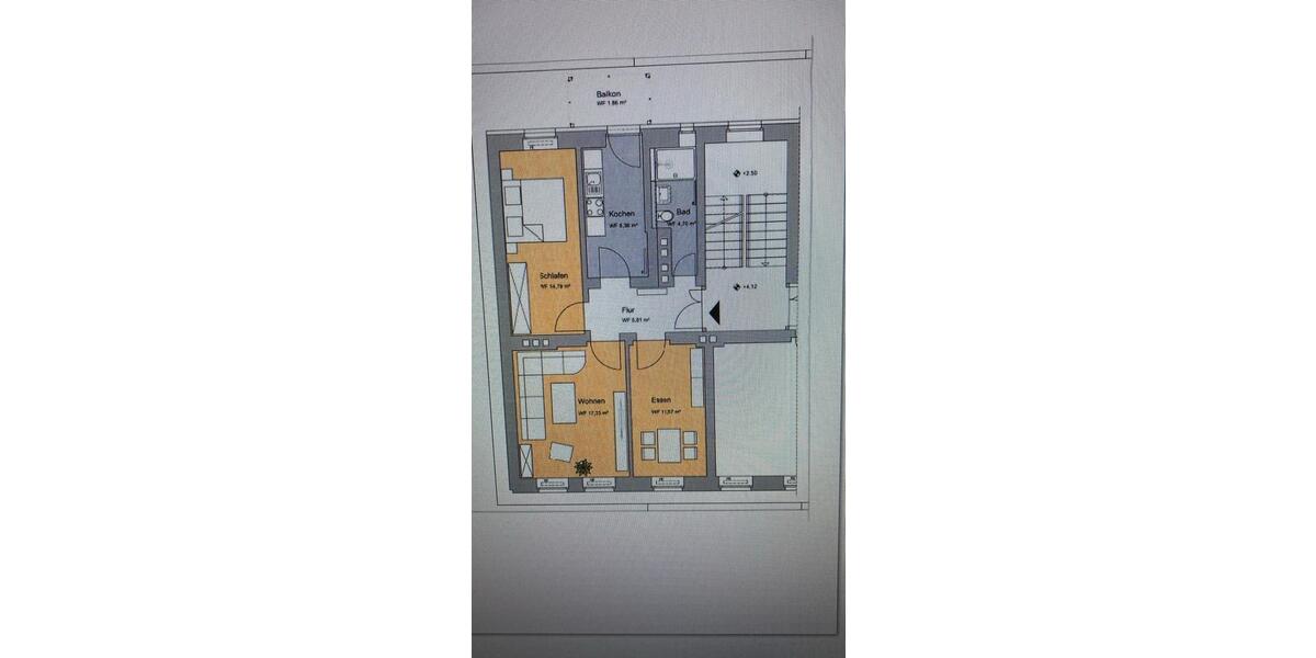 Etagenwohnung Erfurt Daberstedt - 3 Zimmer, 65 m&sup2;, 850&euro; | Angebot:26537746