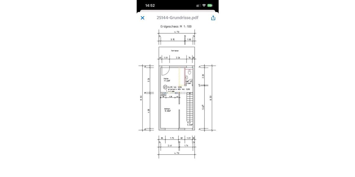 Reihenhaus Erfurt Andreasvorstadt - 3.5 Zimmer, 75 m&sup2;, 1.350&euro; | Angebot:26225850
