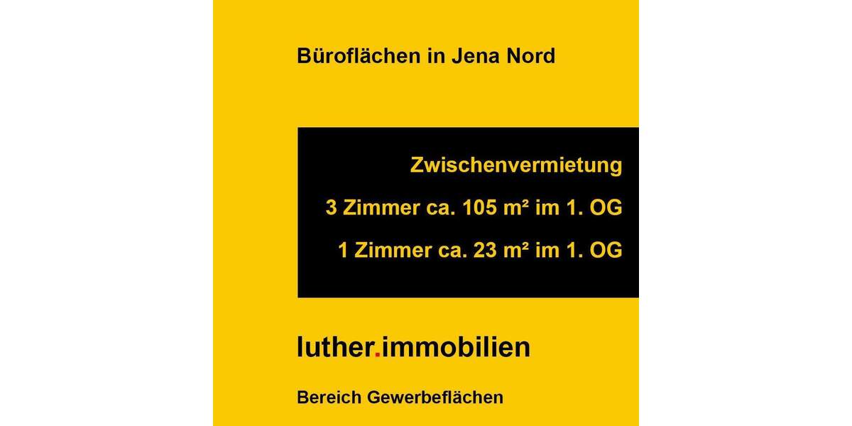 Gewerbeobjekt Jena Löbstedt - 3 Zimmer, 102 m&sup2;, 976&euro; | Angebot:26080350