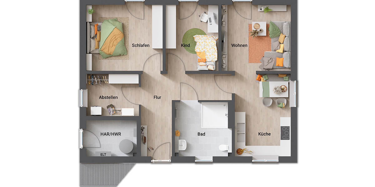 Einfamilienhaus Großrudestedt - 5 Zimmer, 188 m&sup2;, 713.930&euro; | Angebot:25748920