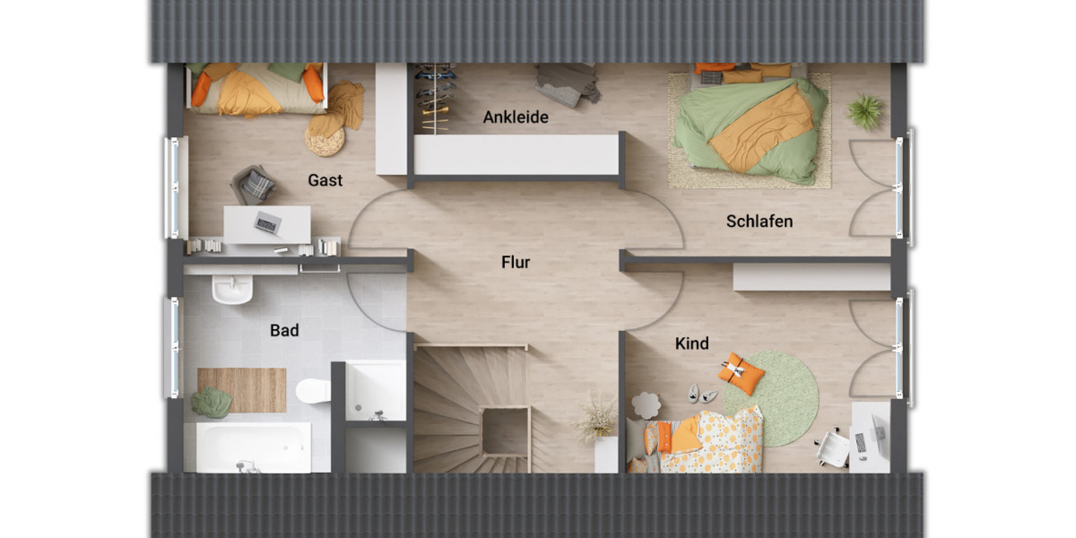 Einfamilienhaus Walschleben - 5 Zimmer, 152 m&sup2;, 276.860&euro; | Angebot:25821386