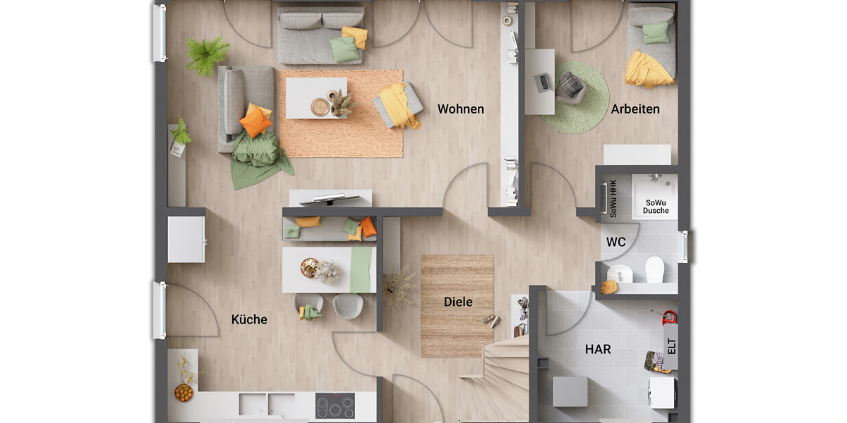 Einfamilienhaus Apolda - 5 Zimmer, 153 m&sup2;, 389.986&euro; | Angebot:25781005