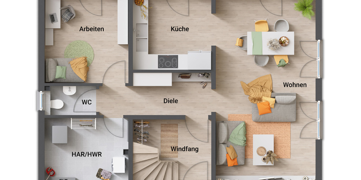 Einfamilienhaus Walschleben - 5 Zimmer, 152 m&sup2;, 276.860&euro; | Angebot:25821386