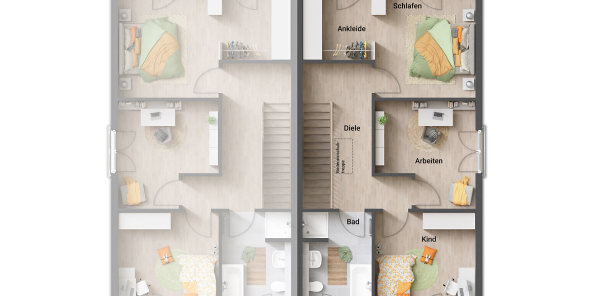 Doppelhaushälfte Alperstedt - 5 Zimmer, 128 m&sup2;, 355.240&euro; | Angebot:25866223