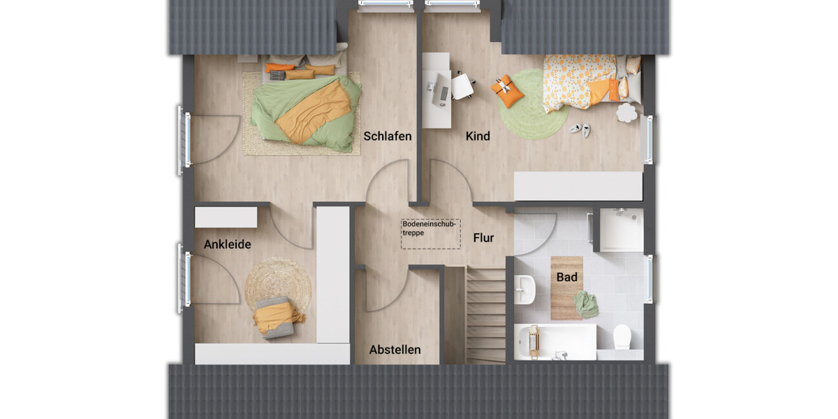 Einfamilienhaus Walschleben - 4 Zimmer, 136 m&sup2;, 269.160&euro; | Angebot:25700410