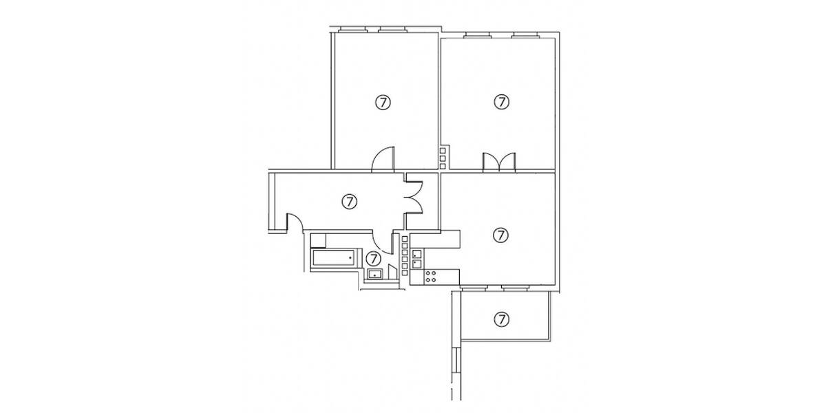 Etagenwohnung Weimar Westvorstadt - 3 Zimmer, 95 m&sup2;, 259.000&euro; | Angebot:26117629
