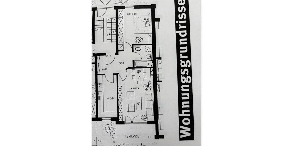 Etagenwohnung Rudolstadt Wohngebiet Rudolspark - 2 Zimmer, 64 m&sup2;, 114.500&euro; | Angebot:26583653