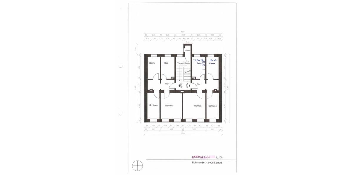 Mehrfamilienhaus, Wohnhaus Erfurt Johannesvorstadt - 15 Zimmer, 412 m&sup2;, 880.000&euro; | Angebot:26023772