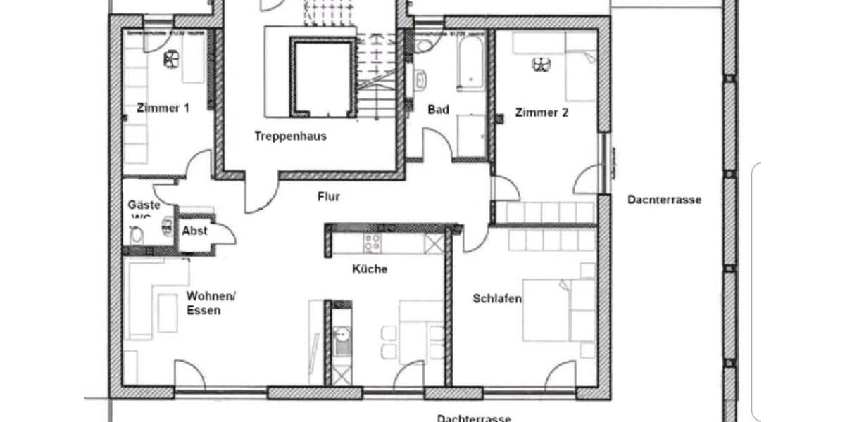 Dachgeschoßwohnung Erfurt Johannesplatz - 4 Zimmer, 146 m&sup2;, 2.000&euro; | Angebot:25922484