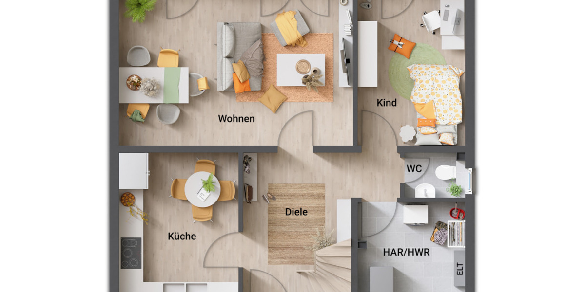 Einfamilienhaus Schloßvippach - 4 Zimmer, 119 m&sup2;, 242.020&euro; | Angebot:25691475