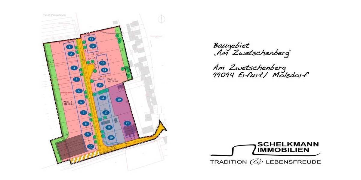 Grundstück Erfurt / Molsdorf Molsdorf - 207.200&euro; | Angebot:25728494