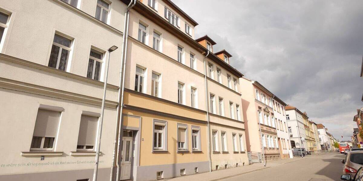 Etagenwohnung Weimar Nordvorstadt - 2 Zimmer, 52 m&sup2;, 480&euro; | Angebot:26450239