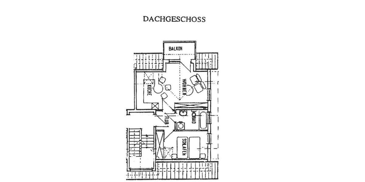 Dachgeschoßwohnung Bad Sulza - 2 Zimmer, 41 m&sup2;, 330&euro; | Angebot:25127773
