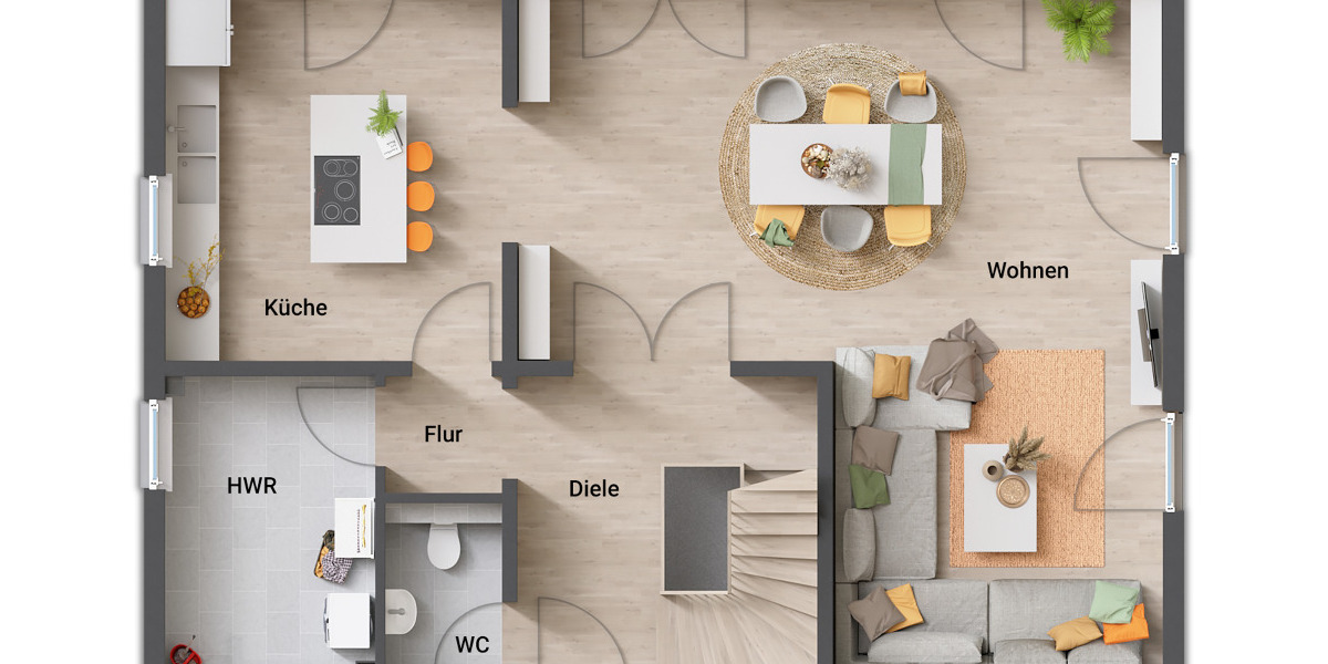 Einfamilienhaus Schloßvippach - 5 Zimmer, 158 m&sup2;, 349.240&euro; | Angebot:25737944