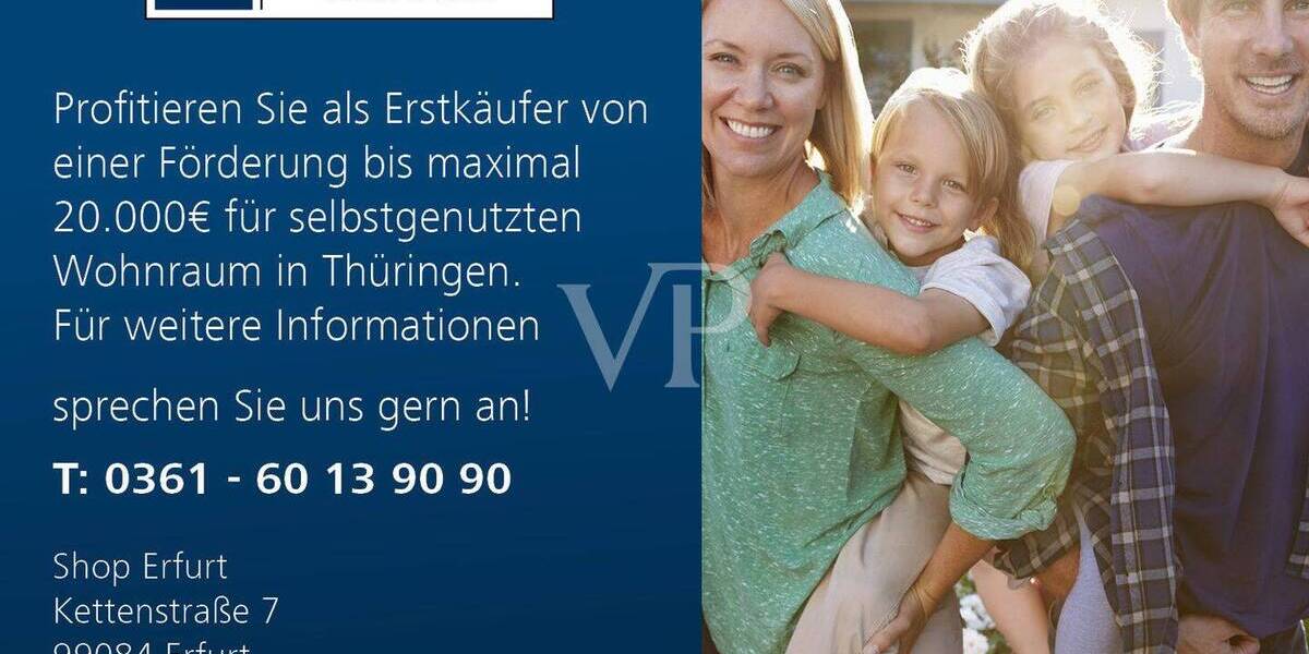 Etagenwohnung Erfurt Krämpfervorstadt - 2 Zimmer, 36 m&sup2;, 125.000&euro; | Angebot:26161256