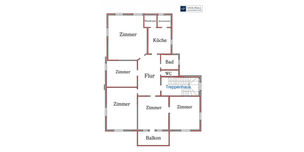 Etagenwohnung Erfurt Hochheim - 5 Zimmer, 165 m&sup2;, 1.790&euro; | Angebot:26482466
