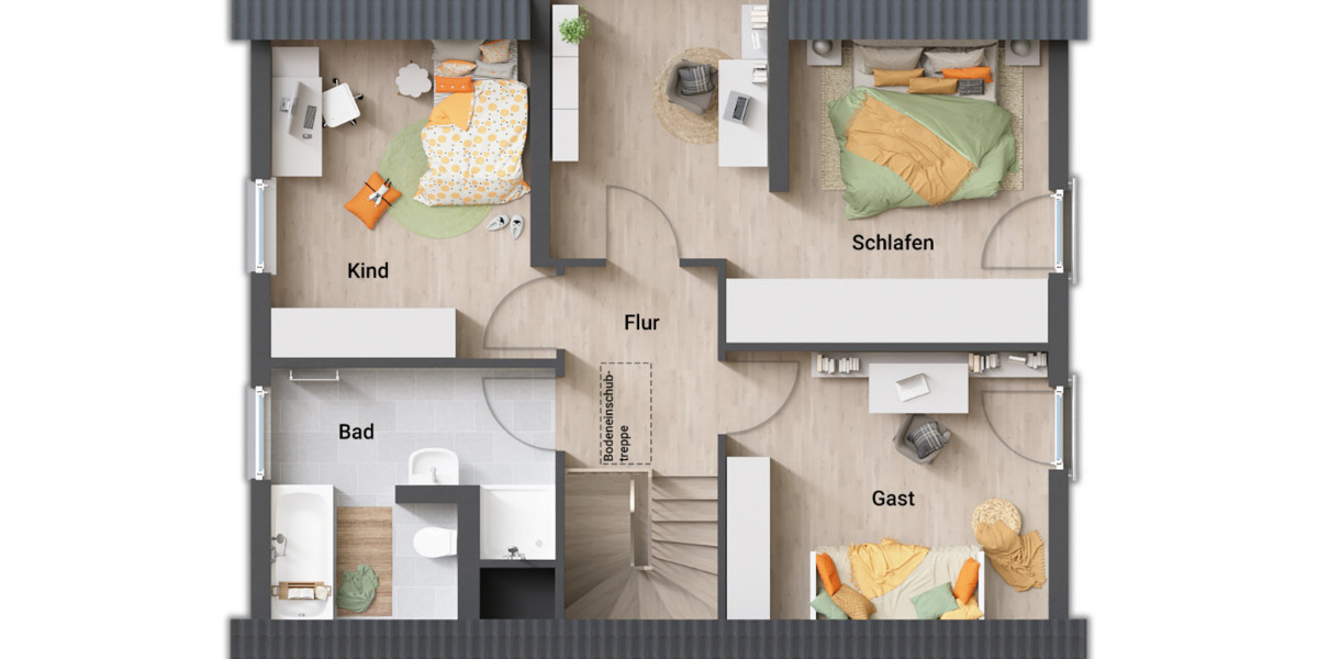 Einfamilienhaus Schloßvippach - 5 Zimmer, 134 m&sup2;, 272.380&euro; | Angebot:25700351