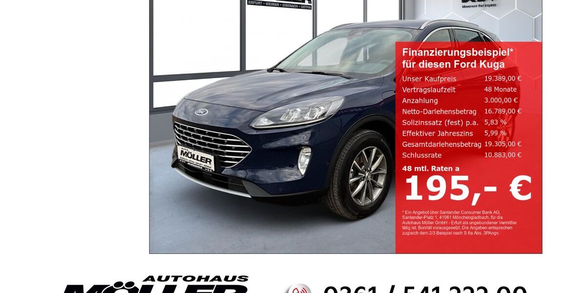 Ford Kuga 83.384 km 19.389 &euro; Erfurt 99087