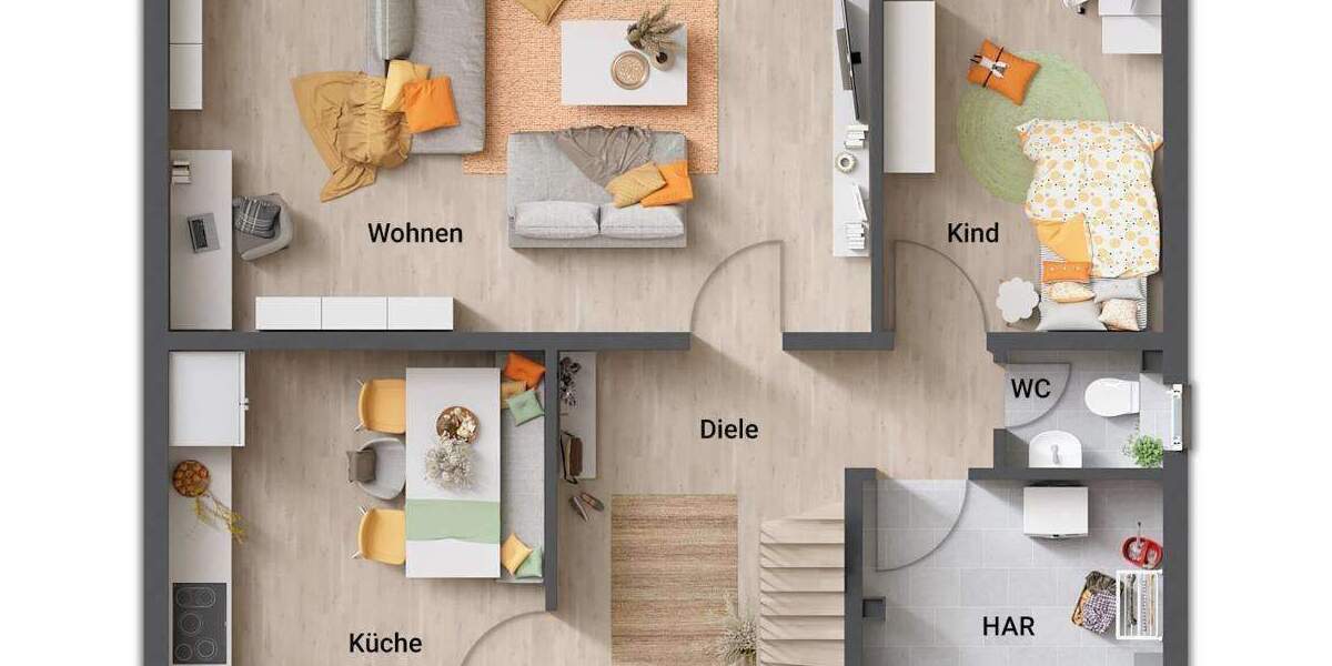 Einfamilienhaus Walschleben - 6 Zimmer, 144 m&sup2;, 278.520&euro; | Angebot:25691778