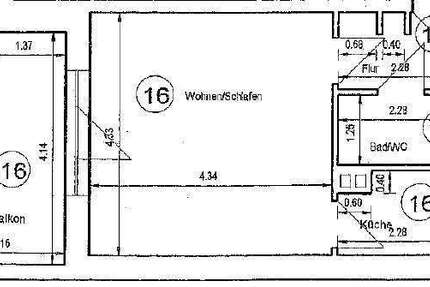 Wohnung Erfurt Johannesvorstadt - 1 Zimmer, 35 m&sup2;, 86.800&euro; | Angebot:27337252