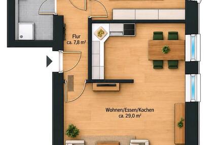 Wohnung Erfurt - 2 Zimmer, 58 m&sup2;, 195.000&euro; | Angebot:27529545