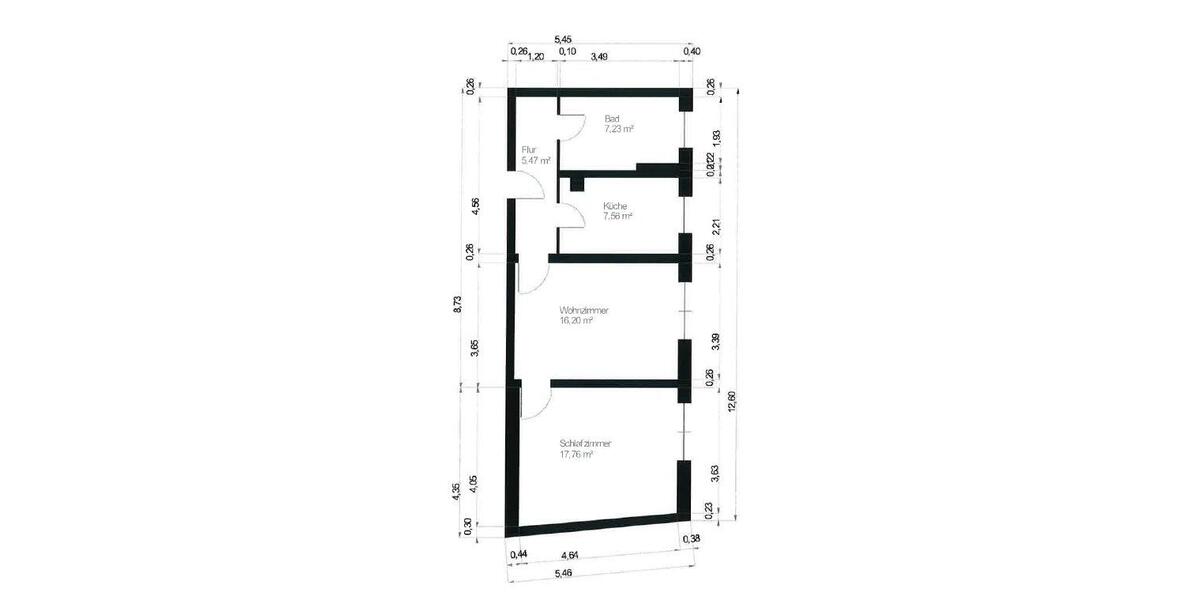 Etagenwohnung Kahla - 2 Zimmer, 55 m&sup2;, 98.000&euro; | Angebot:26983764