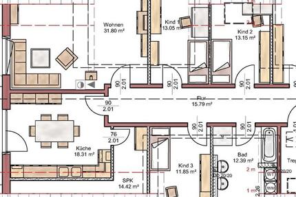 Wohnung Amt Wachsenburg - 5 Zimmer, 125 m&sup2;, 1.380&euro; | Angebot:26035768