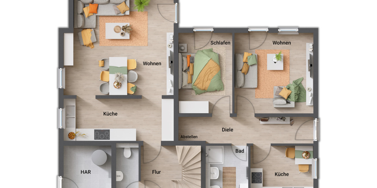 Mehrfamilienhaus, Wohnhaus Walschleben - 7 Zimmer, 203 m&sup2;, 401.870&euro; | Angebot:25737941