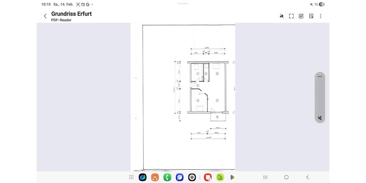Dachgeschoßwohnung Erfurt Gispersleben - 2 Zimmer, 60 m&sup2;, 660&euro; | Angebot:25956352