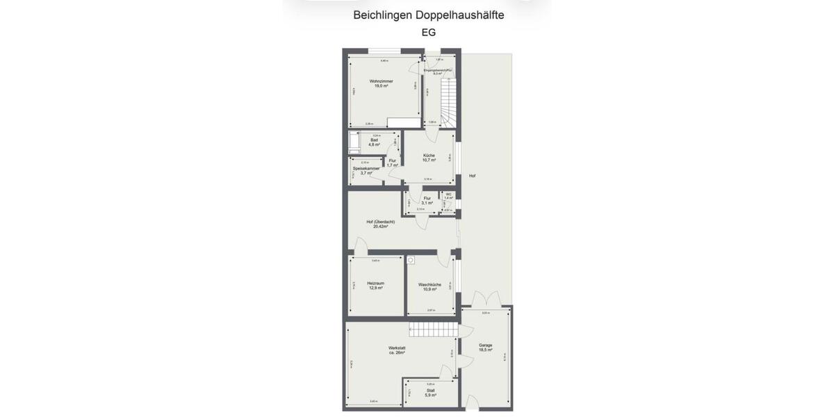 Doppelhaushälfte Kölleda - 5 Zimmer, 102 m&sup2;, 120.000&euro; | Angebot:26119177