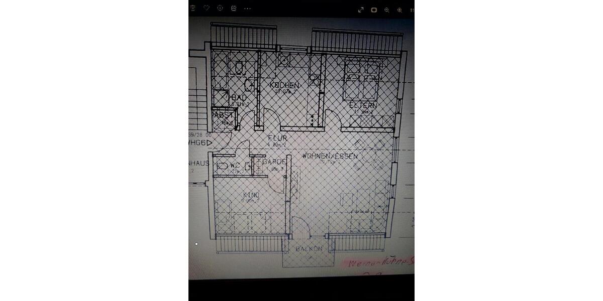 Dachgeschoßwohnung Erfurt Hochheim - 3 Zimmer, 78 m&sup2;, 853&euro; | Angebot:26354149