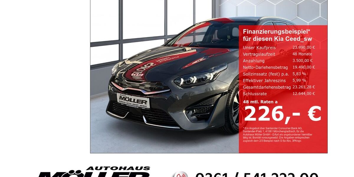 Kia ceed Sportswagon 45.000 km 21.990 &euro; Erfurt 99087