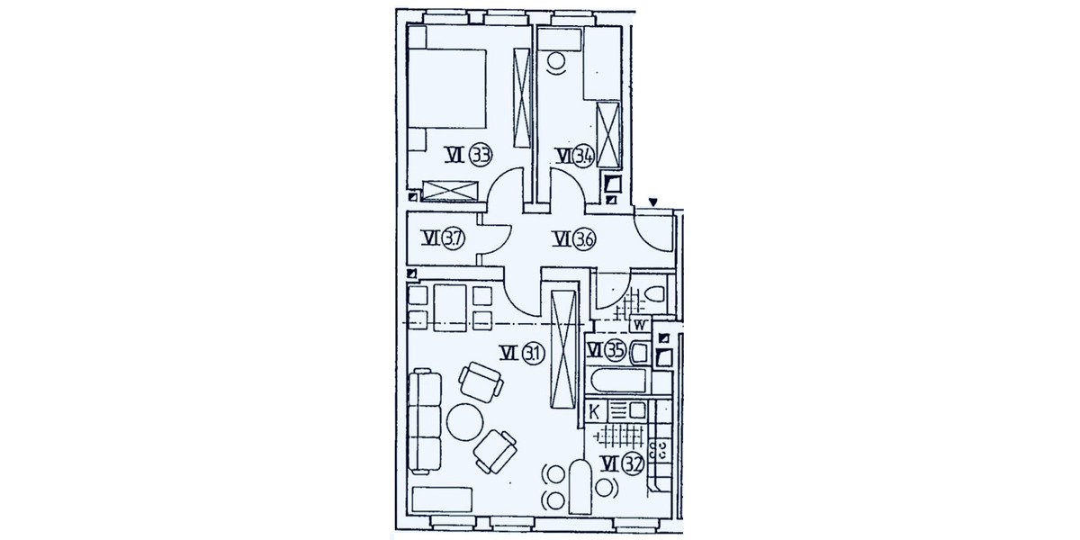 Etagenwohnung Erfurt Johannesvorstadt - 3 Zimmer, 70 m&sup2;, 130.000&euro; | Angebot:26154475