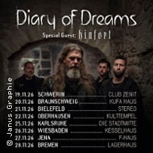 Diary Of Dreams - Tour 2026 28.11.2026 Kulturzentrum Lagerhaus