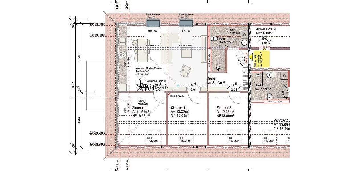 Etagenwohnung Erfurt Alach - 4 Zimmer, 96 m&sup2;, 419.000&euro; | Angebot:25742637